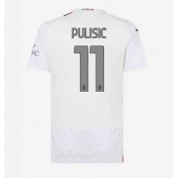 Fotbalové Dres AC Milan Christian Pulisic #11 Dámské Venkovní 2023-24 Krátký Rukáv